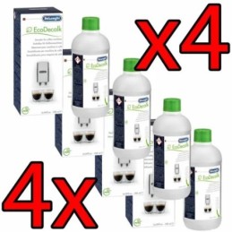 Kit decalcificante 4 pezzi 500ml ecodecalk delonghi x tutte le macchine caff