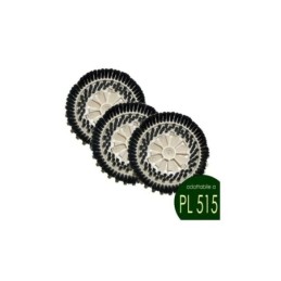 Set 3 spazzola setola feltro pulilux folletto pl515 compatibile