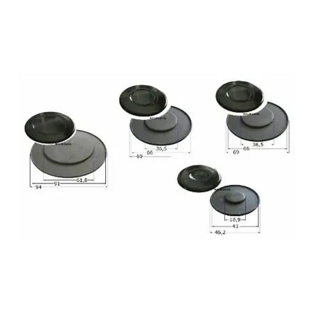 Bosch piattelli spartifiamma cucina piano cottura gas 4 fuochi