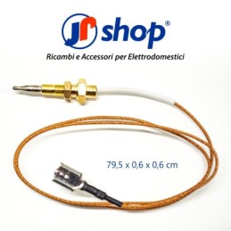 3 pezzi Termocoppia di sicurezza compatibile con Indesit C00052986 WC258