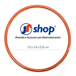 3 pezzi Guarnizione OR 0176 silicone rosso compatibile Pavoni Saeco Gaggia 1186858 Ø corda 3,53 mm Ø int. 73,03 mm per caldaia