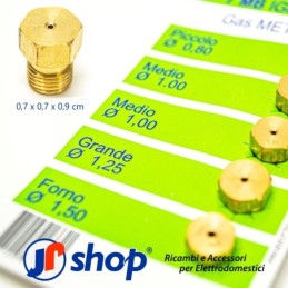 3 Kit 5 Ugelli Metano per piano cottura fornelli cucina passo 7MB