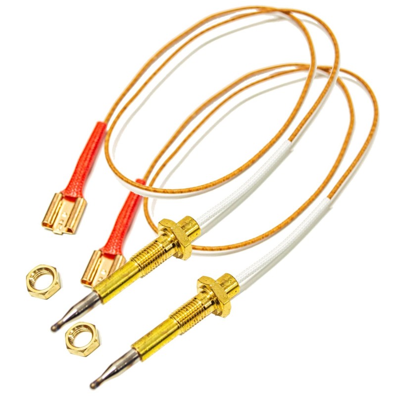 2 pezzi Termocoppia tripla corona compatibile con Franke - Ariston