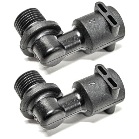 2 pezzi Raccordo a "L" ø 1/8"Mx4 mm per macchina caffè compatibile con Delonghi