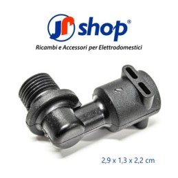 2 pezzi Raccordo a "L" ø 1/8"Mx4 mm per macchina caffè compatibile con Delonghi