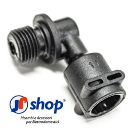2 pezzi Raccordo a "L" ø 1/8"Mx4 mm per macchina caffè compatibile con Delonghi