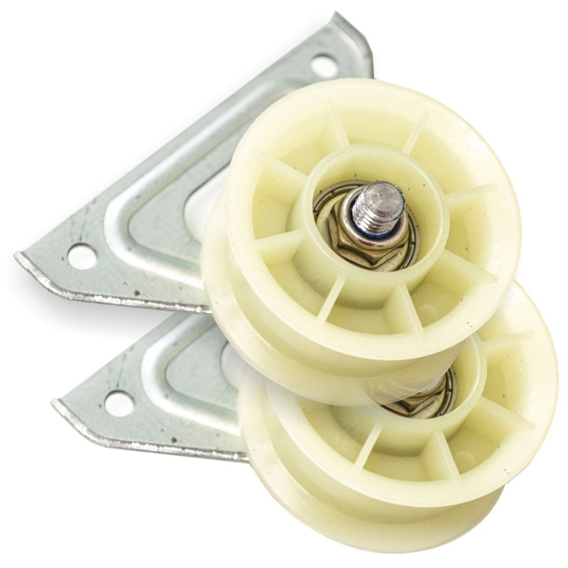 2 pezzi Tendicinghia con staffa per asciugatrice compatibile con Ariston C00504520