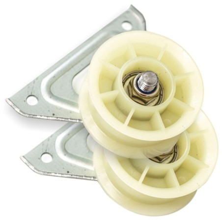 2 pezzi Tendicinghia con staffa per asciugatrice compatibile con Ariston C00504520