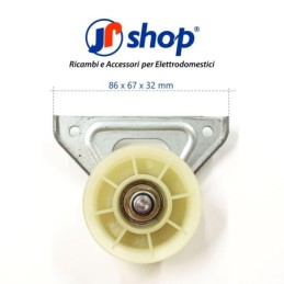 2 pezzi Tendicinghia con staffa per asciugatrice compatibile con Ariston C00504520