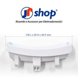 Kit 2 Maniglia oblò apertura sportello lavatrice compatibile con Candy - Hoover 43005615