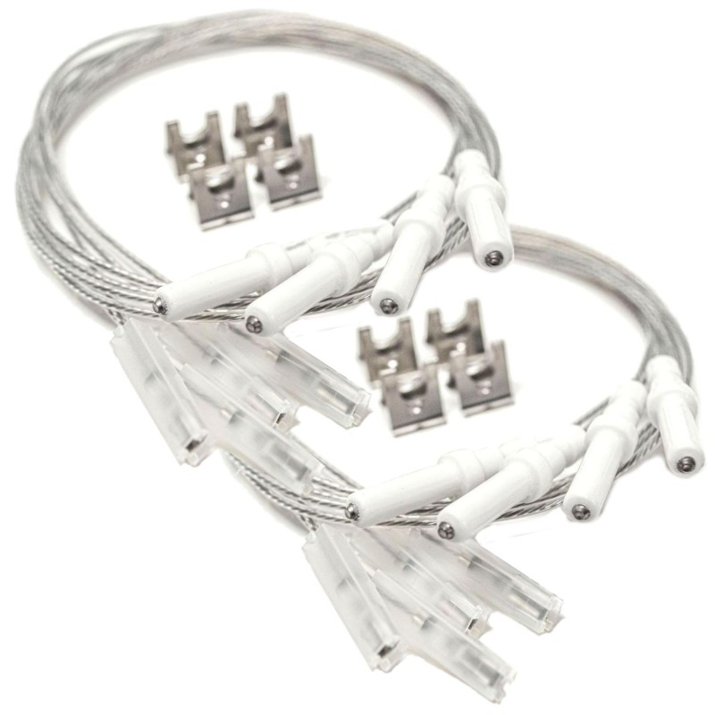 2 Kit Candeletta accensione adattabile a piano cottura da 4 pezzi compatibile con Ariston - Indesit - Nardi