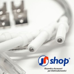 2 Kit Candeletta accensione adattabile a piano cottura da 4 pezzi compatibile con Ariston - Indesit - Nardi