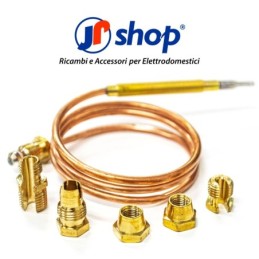 2 Kit Termocoppia universale 60 cm per forno e piano cottura con viti e attacchi compatibile con Rex Electrolux AEG 50269742008