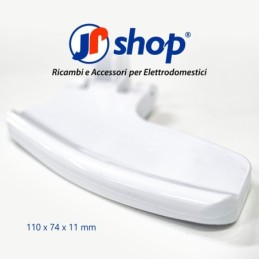 Kit 2 Maniglia lavatrice apertura sportello oblò compatibile con Candy 41013809