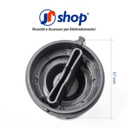 2 pezzi Filtro lavatrice pompa di scarico compatibile con Ariston - Indesit codice 00045027
