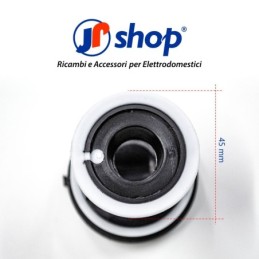2 pezzi Filtro lavatrice pompa di scarico compatibile con Ariston - Indesit codice 00045027