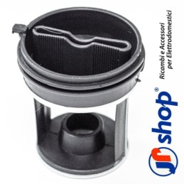 2 pezzi Filtro lavatrice pompa di scarico compatibile con Ariston - Indesit codice 00045027