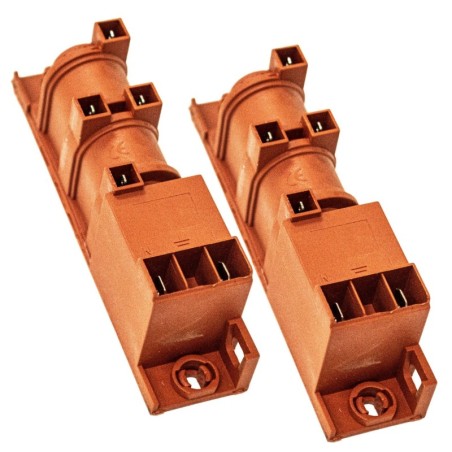 Kit 2 Generatore scintille accenditore piano cottura cucina a gas 4 uscite per 4 fuochi universale