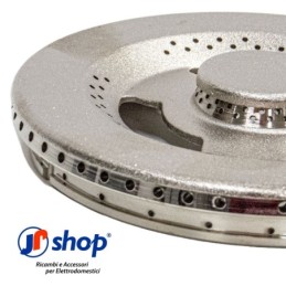 Bruciatore a gas da cucina S5344 cromato compatibile con Smeg