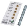 Ugelli per gas Metano passo 6 MB + Chiave a tubo N 6/7 per cucina compatibile con Nardi - Lofra e altri modelli in descrizione
