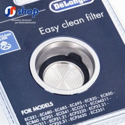 Filtro 2 tazze per macchina caffé compatibile con Delonghi - Scultura - EC8 - Dedica - Distinta - Icona - ECO311