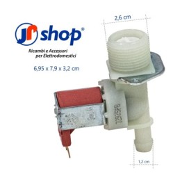 Elettrovalvola 12V Lavatrice 1 via 180° Universale