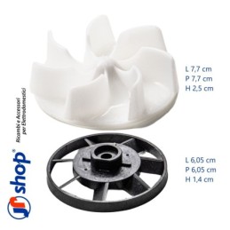 Kit ventole motore compatibile con Folletto - VK120 - VK121 - VK122