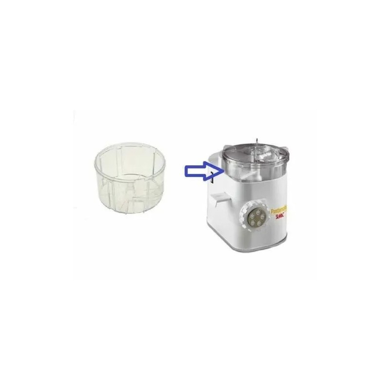 Contenitore pasta per pastamatic simac 1000 ricambi cestello nuova in plastica