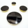 Kit 4 corone in ottone piano cottura cucina a gas compatibile con Nardi - Samet - Franke con piattelli spartifiamma kit47000