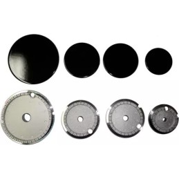 Kit 4 bruciatori spartifiamma 4 piattelli smaltati electrolux rex aeg zanussi